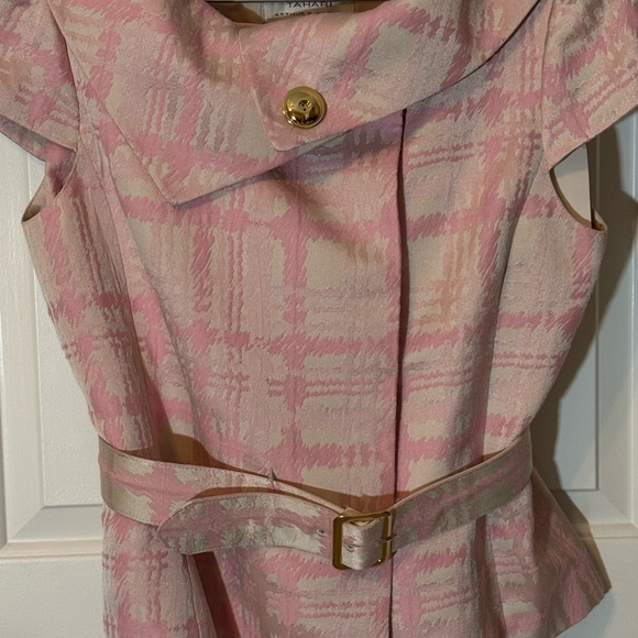 NEW Tahari Pink Two-Piece Skirt Set Size 10 - Picture 7 of 12